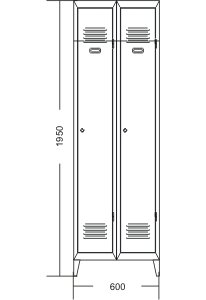 Szafa metalowa A5047 - 2