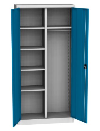 Szafa metalowa półkowa ubraniowa gospodarcza Kovos SPS 01P - 4