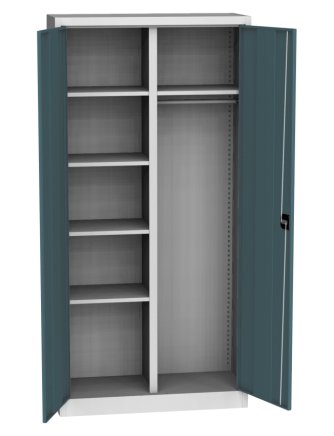 Szafa metalowa półkowa ubraniowa gospodarcza Kovos SPS 01P - 6
