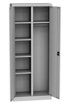 Szafa metalowa półkowa ubraniowa gospodarcza Kovos SPS 02P - 7