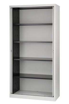 Szafa roletowa z półkami Bisley ET410/19/4S - 5