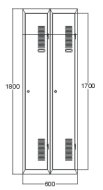 Szafa metalowa A1008 - 2