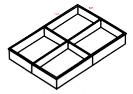 Organizer plastikowy 223P5 - 2