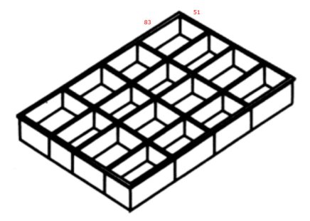 Organizer plastikowy 225P5 - 2