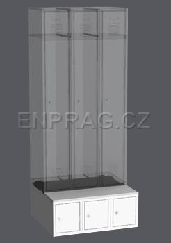 Kontener do szafy LBX 23A - 750 mm - 2