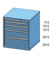 Kontenerek z szufladami ZB 84-5 - 3