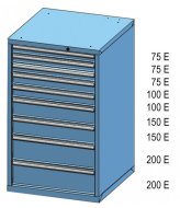 Szafka z szufladami ZB 120-4 - 2