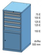 Szafka z szufladami ZE 120-2 - 2