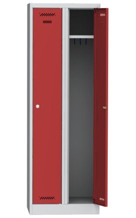 Szafka pracownicza BHP metalowa dwukomorowa BAS 32 0022 - 4