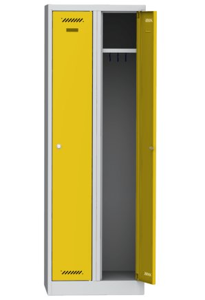 Szafka pracownicza BHP metalowa dwukomorowa BAS 32 0022 - 6