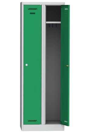 Szafka pracownicza BHP metalowa dwukomorowa BAS 32 0022 - 5