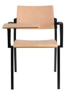 Krzesło konferencyjne Kwadratowe drewno - 8