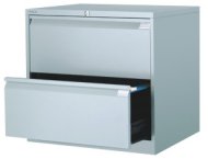 Metalowa szafka na dokumenty Bisley DF2 dwurzędowa - 2