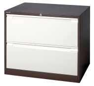 Metalowa szafka na dokumenty Bisley DF2 dwurzędowa - 3