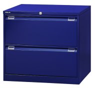 Metalowa szafka na dokumenty Bisley DF2 dwurzędowa - 4