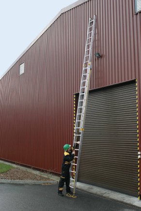 Drabina rozsuwana Forte dwuczęściowa z liną - szerokość 412 mm (4 modele) - 3