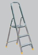 Drabina aluminiowa 7-stopniowa łącznie z platformą Eurostyle 917 - 2