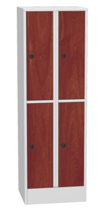 Szafka BHP pracownicza z drzwiami laminowanymi typu SHS 32AL - 5