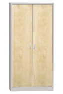 Metalowa szafa na dokumenty z drzwiami laminowanymi typu SPS 01AL - 2
