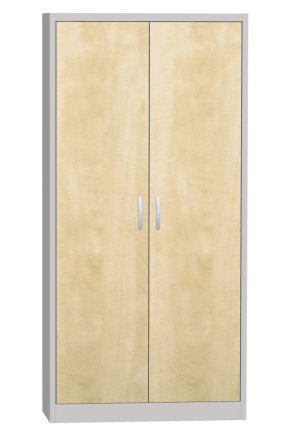 Metalowa szafa na dokumenty z drzwiami laminowanymi typu SPS 01AL - 2