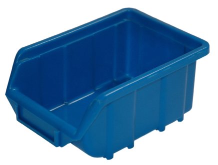 Pojemnik plastikowy Ecobox mały - kolor niebieski - 1