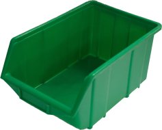 Duży pojemnik plastikowy Ecobox - kolor zielony