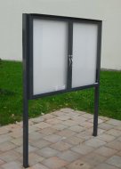 Witryna dwuskrzydłowa dwustronna DXL120, głębokość 120 mm (2 modele) - 4