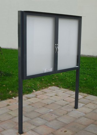 Witryna dwuskrzydłowa dwustronna DXL120, głębokość 120 mm (2 modele) - 4