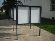 Witryna dwuskrzydłowa dwustronna DXL120, głębokość 120 mm (2 modele) - 5