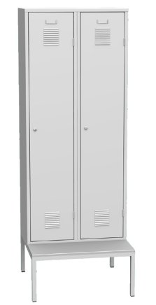 Szafa metalowa z ławką SAL 42A - 3