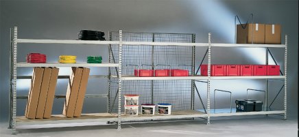 Regał półkowy standardowy z szerokim rozstawem ram MINI-RACK typ 51292 - 3