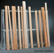 Regał magazynowy pionowy MINI-RACK dostawiany typ 76676 - 3