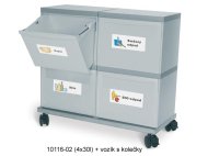 Zestaw koszy na śmieci ekomoduł 800x300 typ 143-67111 - 2