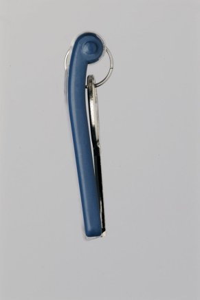 Brelok do kluczy KEY CLIP - kolor niebieski - 2