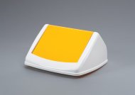Pokrywa do kosza uchylnego DURABIN SQUARE 40 - kolor żółty