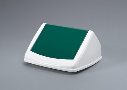 Pokrywa do kosza uchylnego DURABIN SQUARE 40 - kolor zielony - 1