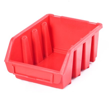Pojemnik plastikowy Ergobox 2 - kolor czerwony - 1