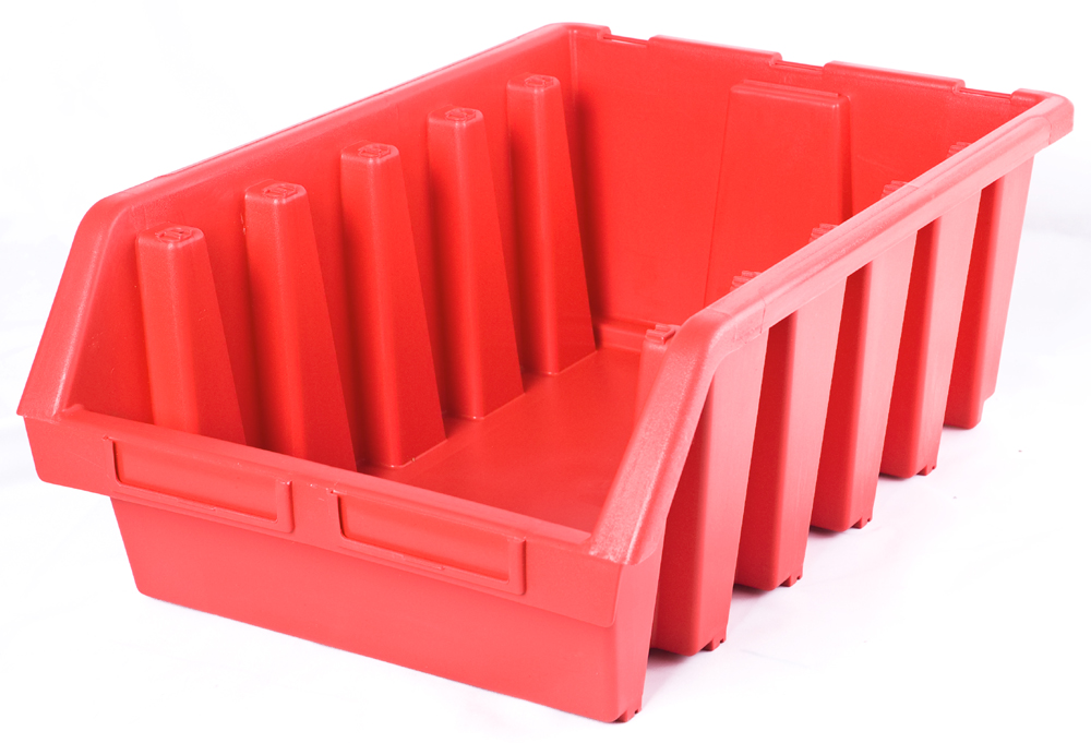 Pojemnik plastikowy Ergobox 5 - kolor czerwony - 2