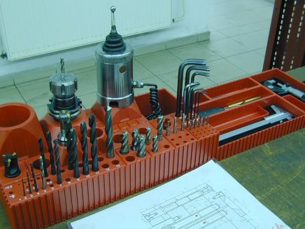 Plastikowy stojak CNC do przechowywania noży tokarskich 25 x 25 - 3
