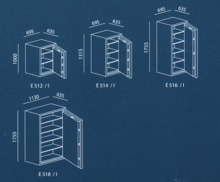 Sejf pancerny Royal E 518 S - 3