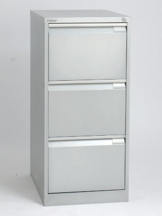 Metalowa szafka na dokumenty A4 + komplet przegródek - Bisley BS3E/FLS - 5