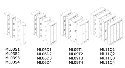 Szafka BISLEY ML06D2 - 3