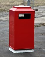 Kosz na śmieci zewnętrzny Milano 6107
