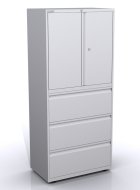 Szafka z drzwiami i szufladami SYC08/30D/3