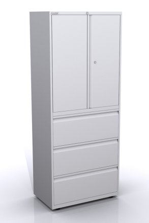 Szafka na dokumenty z drzwiami i szufladami SYC08/36D/3 - 3