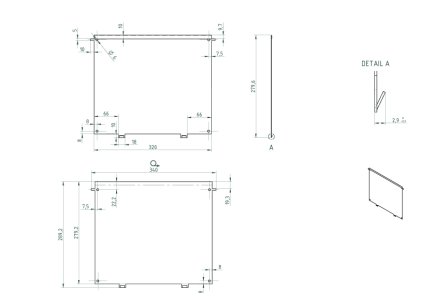 Przegroda A4 do szafek kartotekowych M23039 - 2