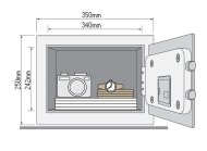 Sejf domowy hotelowy Yale Value Medium YSV 250 - 2