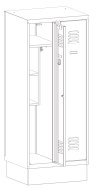 Szafa metalowa o obniżonej wysokości MSum 320S szerokość 600 mm - 3