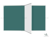 Tablica dwuczęściowa do pisania markerem i kredą - PIVOT KB+KZ (4 modele) - 3
