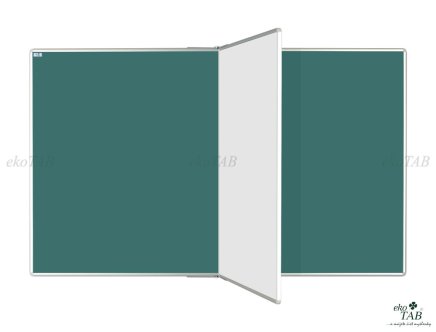 Tablica dwuczęściowa do pisania markerem i kredą - PIVOT KB+KZ (4 modele) - 3